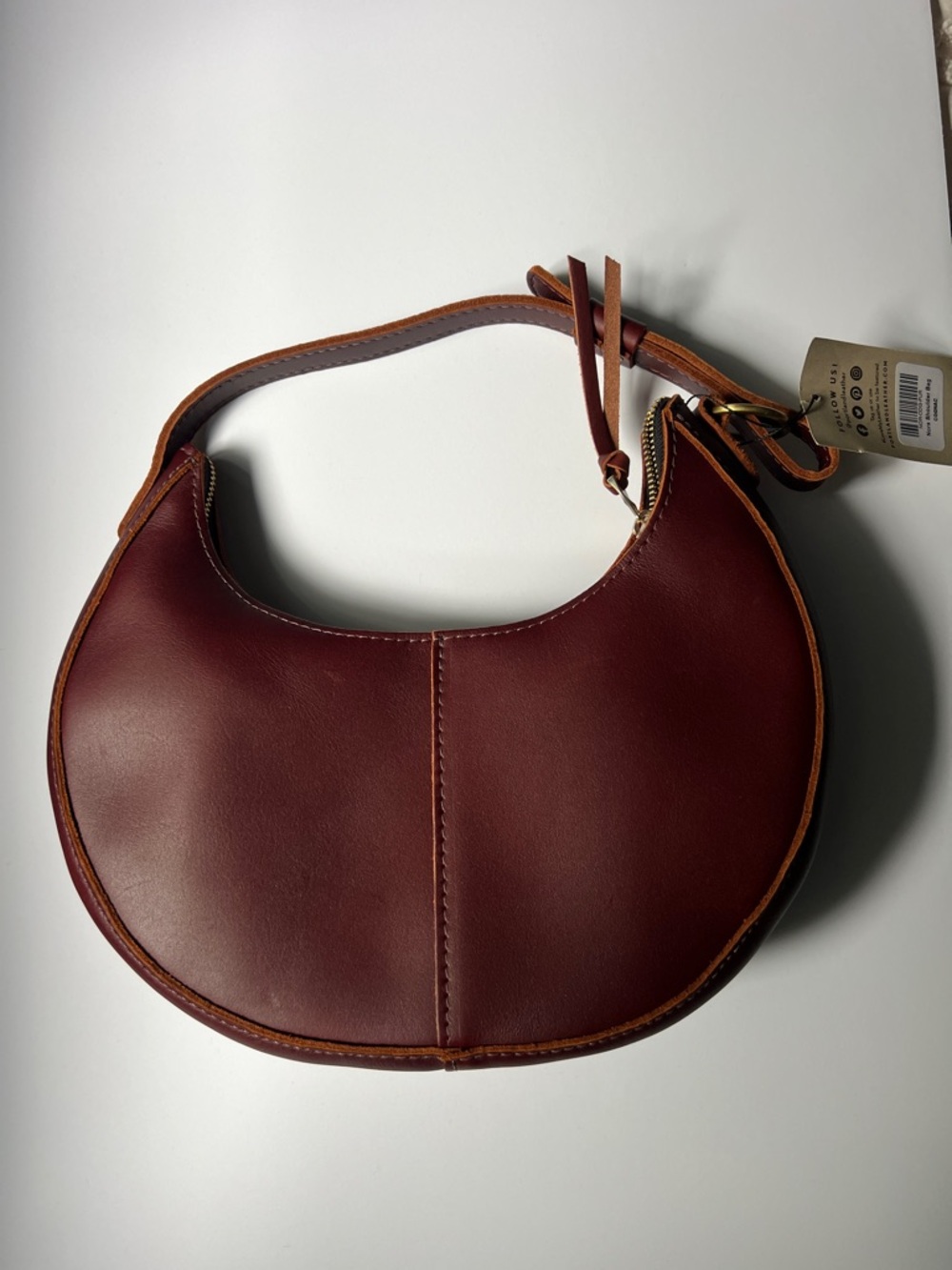 NWT Portland Leather Classic Nora in Cognac - Picture 2 of 16